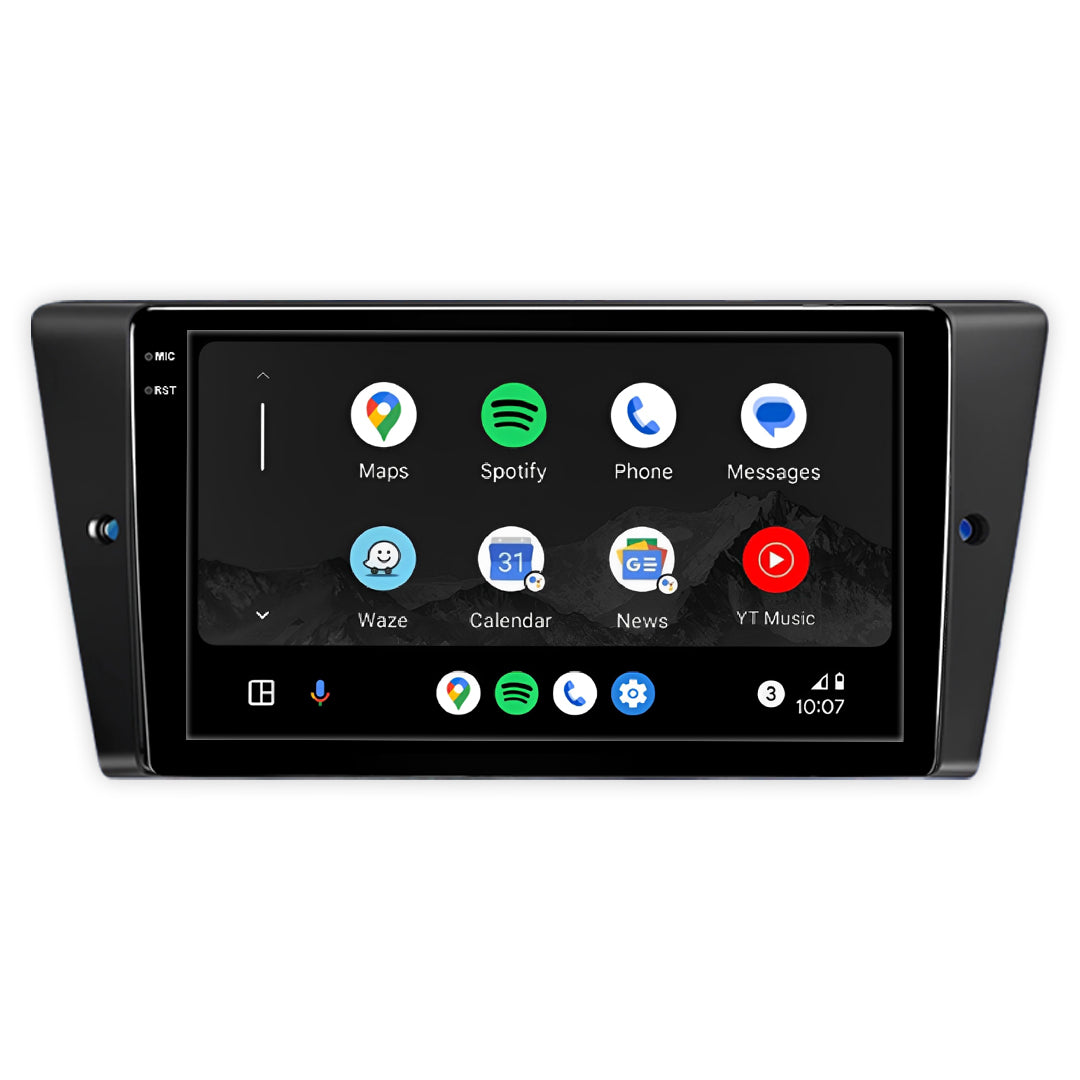 BMW 3 Series E90 / E91 / E92 / E93 (2009 - 2013) 9" Wireless Android 15 Head Unit for Apple CarPlay / Android Auto