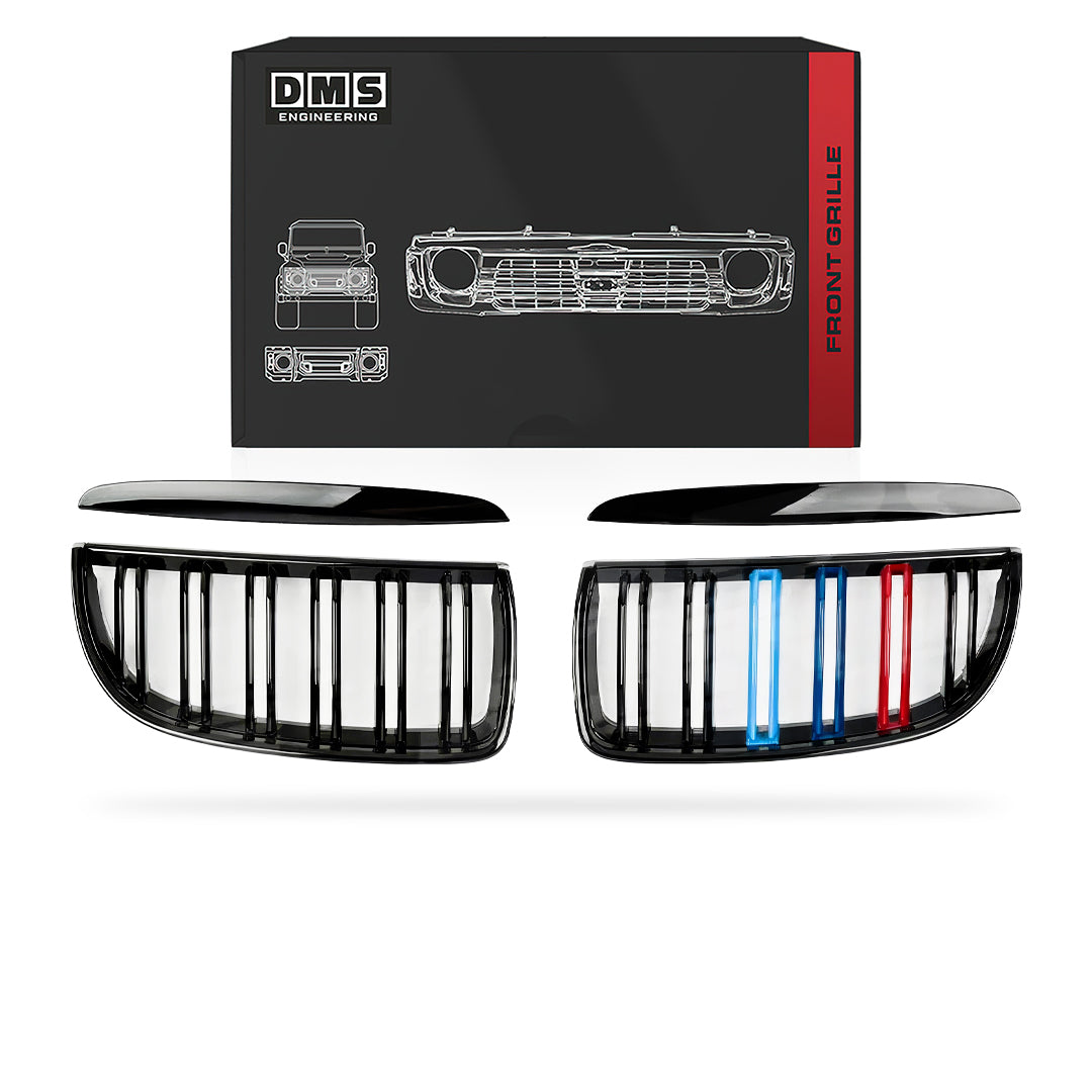 BMW 3 Series E90 / E91 (2005 - 2008) Black M4 Style Grille