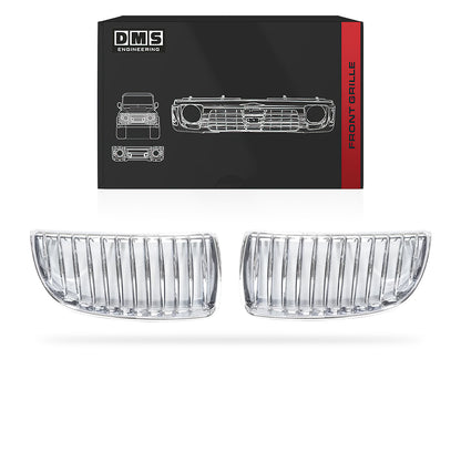 BMW 3 Series E90 / E91 (2005 - 2008) Gloss Black / Matte Black / Chrome Silver M3 Style Grille