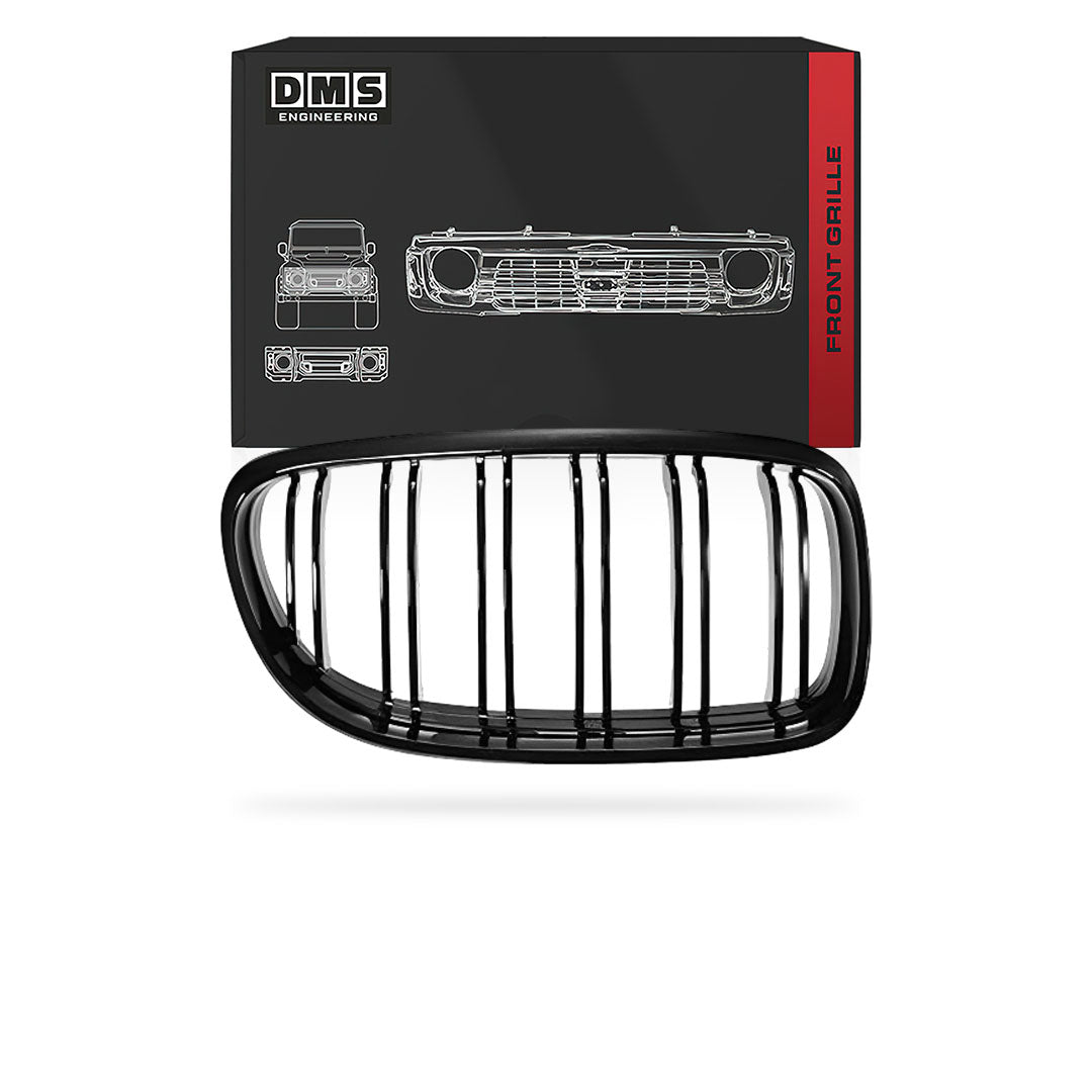 BMW 3 Series E90 / E91 (2007 - 2011) Black / Chrome Grille LH + RH