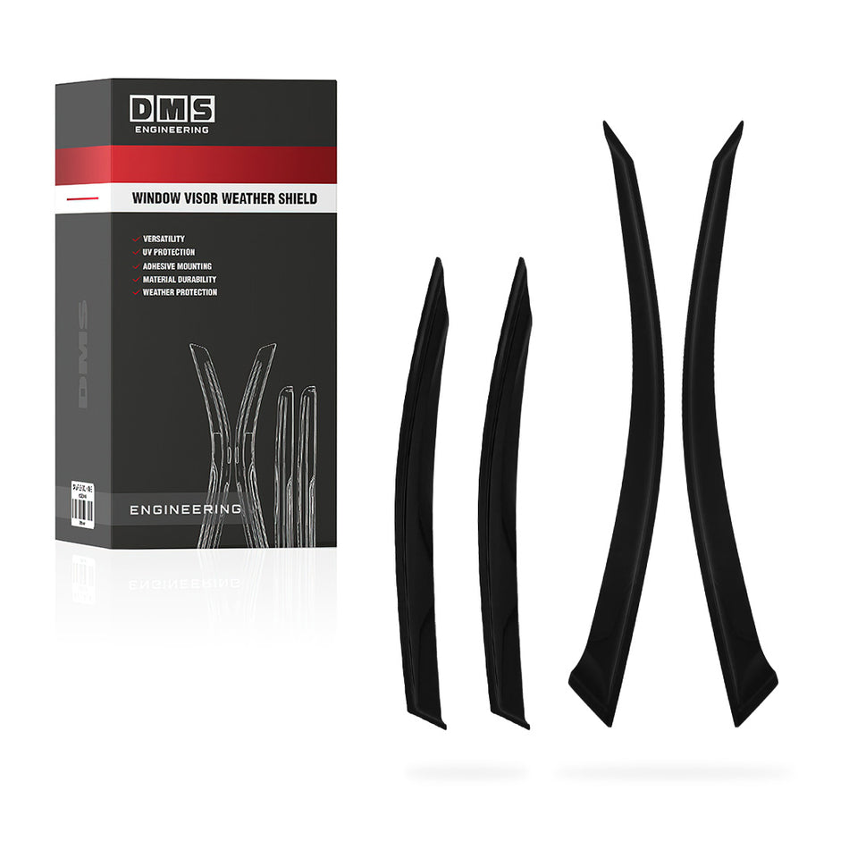 BMW 3 Series E90 (2005 - 2011) Front and Rear Window Visor Weather Shields