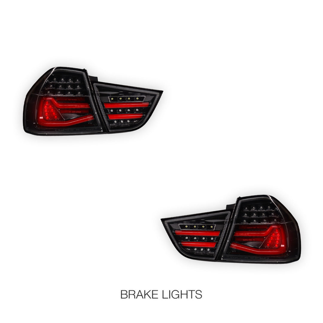 BMW 3 Series E90 (2009 - 2011) Sequential Full LED Tail Lights LH + RH