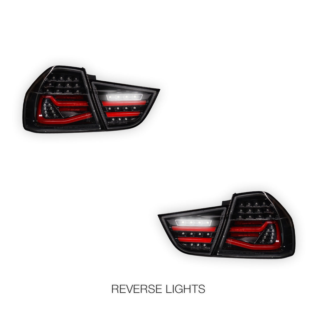BMW 3 Series E90 (2009 - 2011) Sequential Full LED Tail Lights LH + RH
