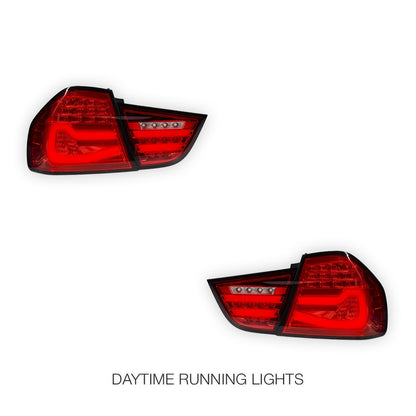 BMW 3 Series E90 (2009 - 2011) Sequential Full LED Tail Lights LH + RH