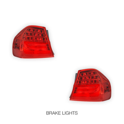 BMW 3 Series E90 (2009 - 2012) Tail Lights LH + RH