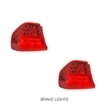 BMW 3 Series E90 (2009 - 2012) Tail Lights LH + RH