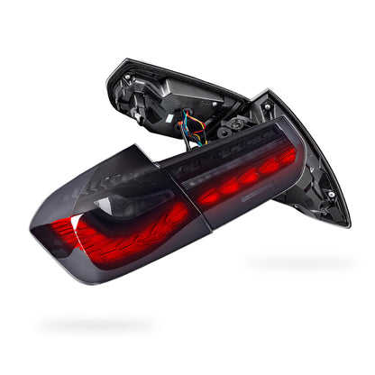BMW 3 Series F30 / F35 / F80 (2012 - 2018) Smoked Animation DRL Sequential Tail Lights LH + RH
