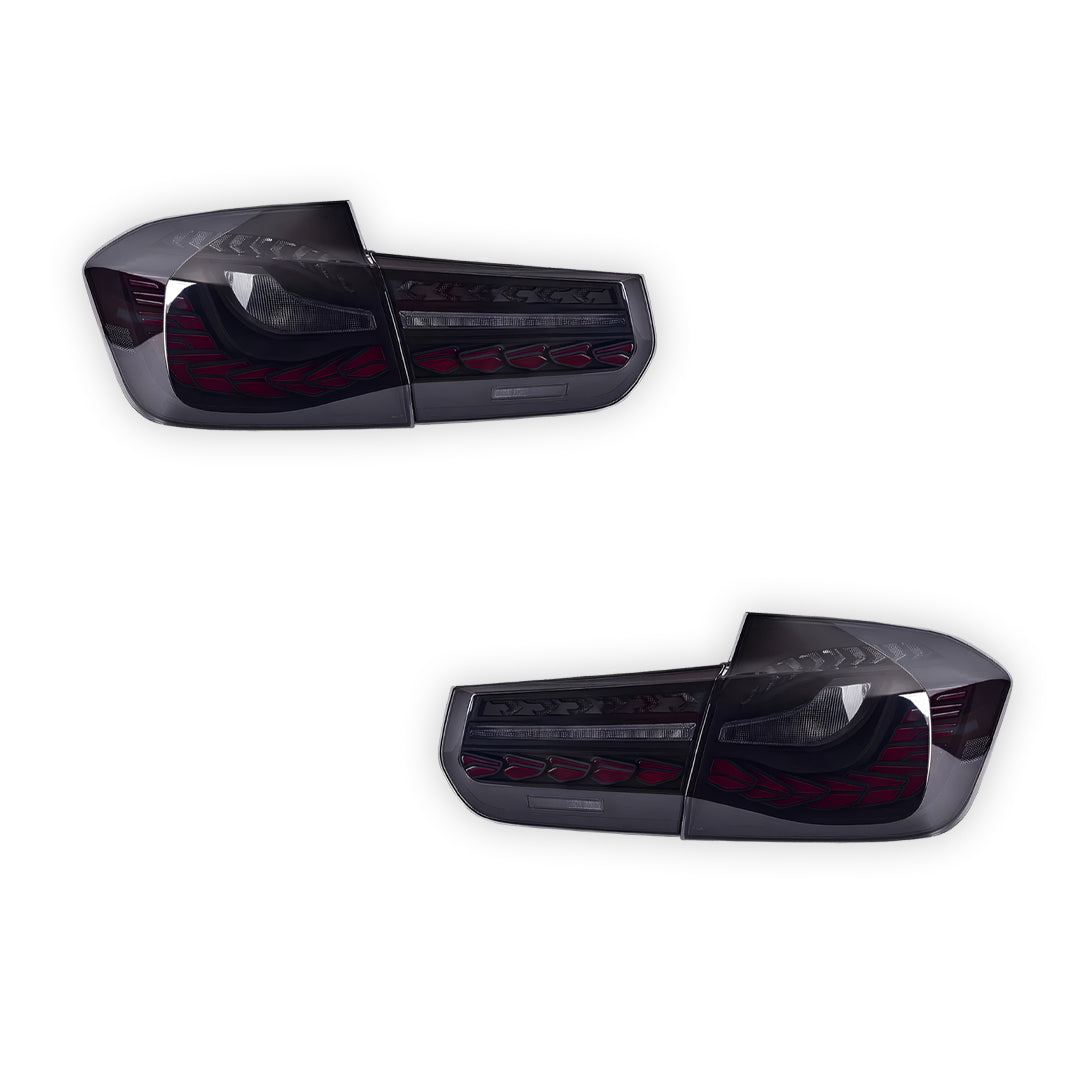 BMW 3 Series F30 / F35 / F80 (2012 - 2018) Smoked Animation DRL Sequential Tail Lights LH + RH