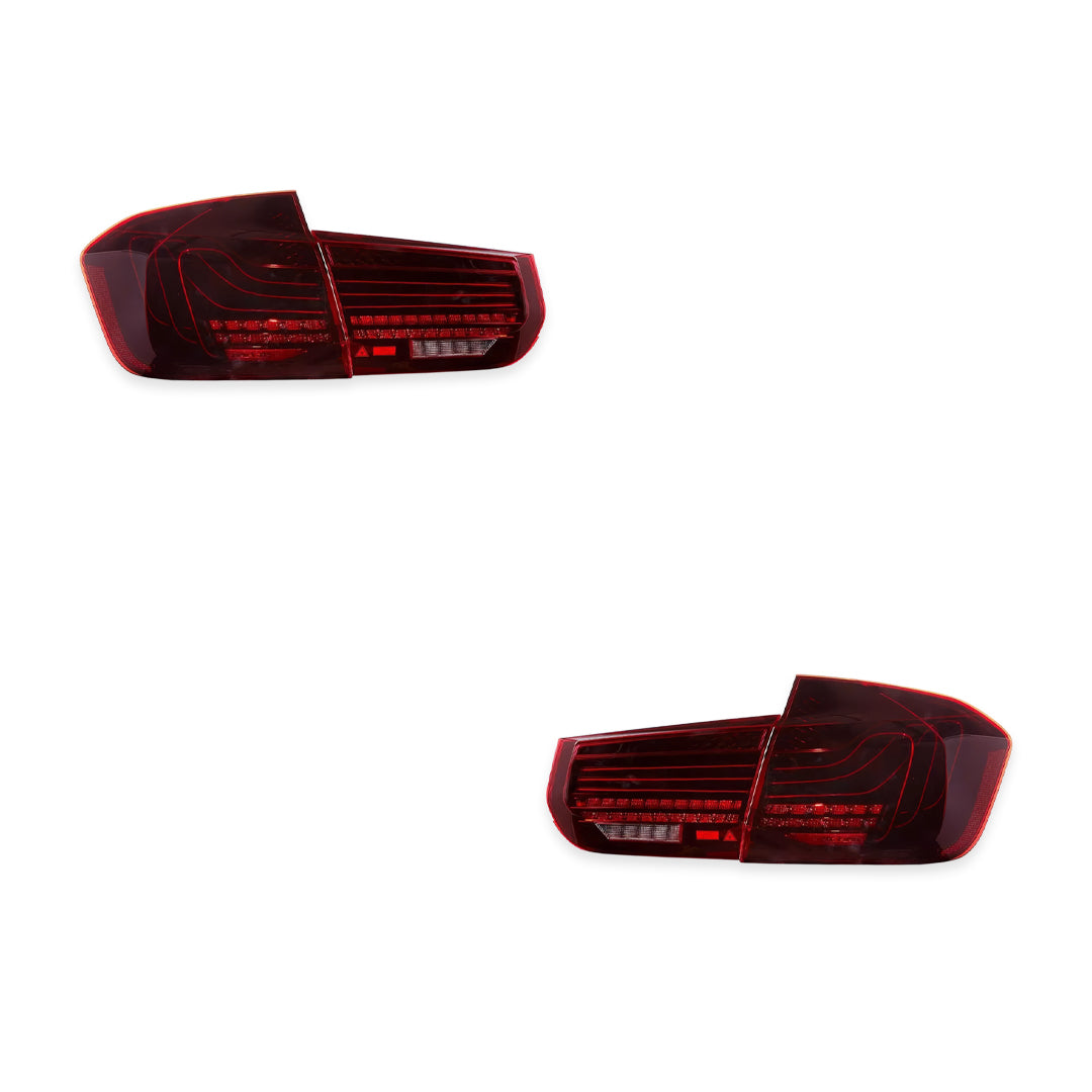 BMW 3 Series F30 / F80 (2012 - 2018) CSL Laser Style Sequential Smoked Full LED Tail Lights LH + RH