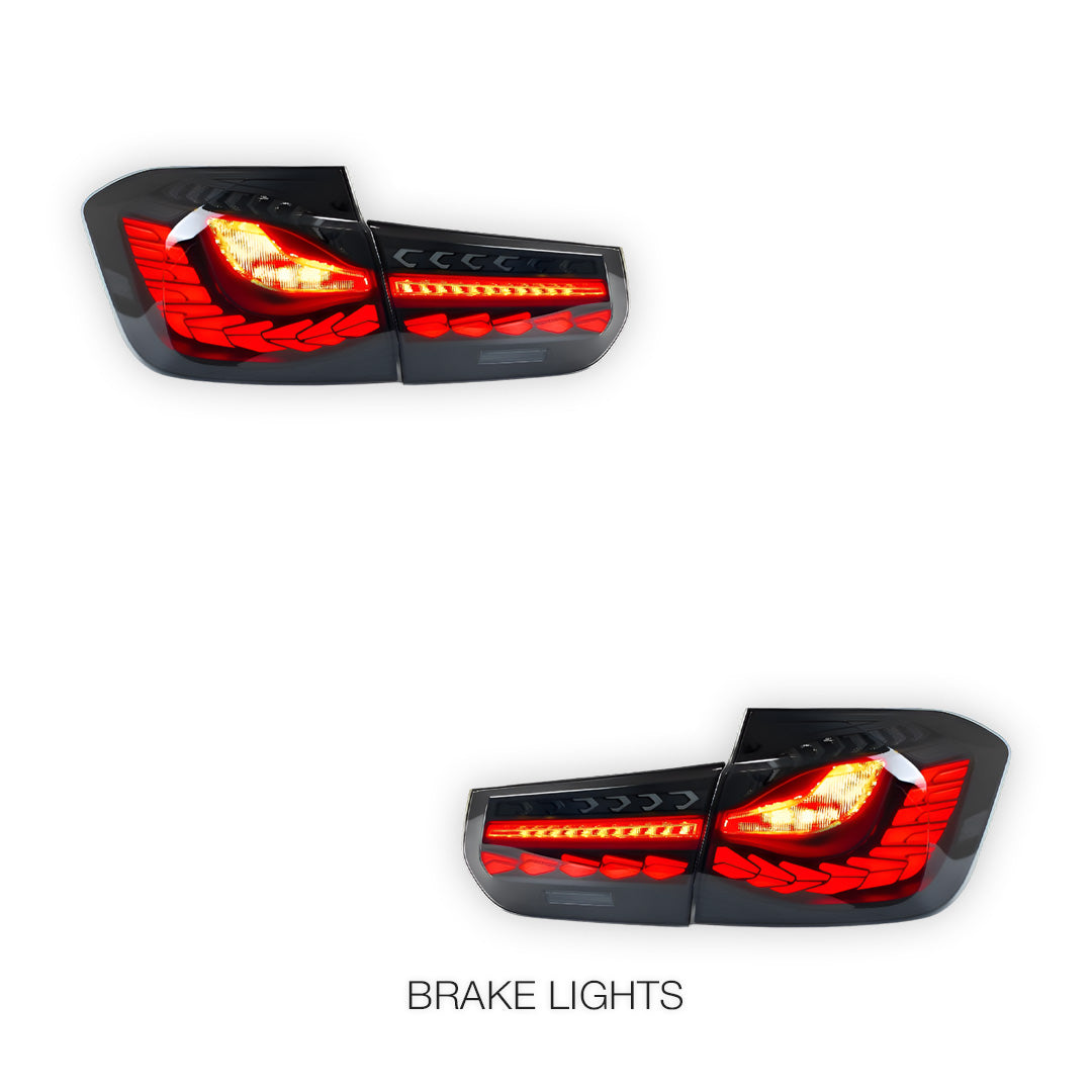 BMW 3 Series F30 / F80 (2012 - 2018) Smoked Tail Lights LH + RH