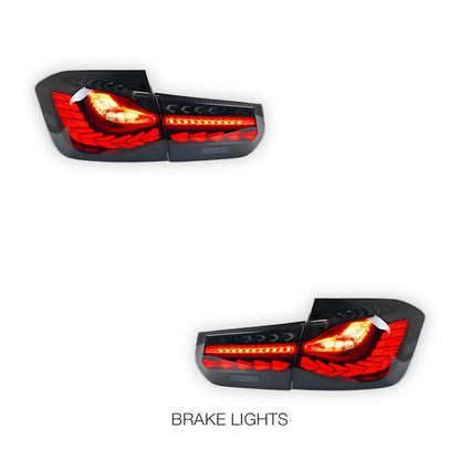 BMW 3 Series F30 / F80 (2012 - 2018) Smoked Tail Lights LH + RH