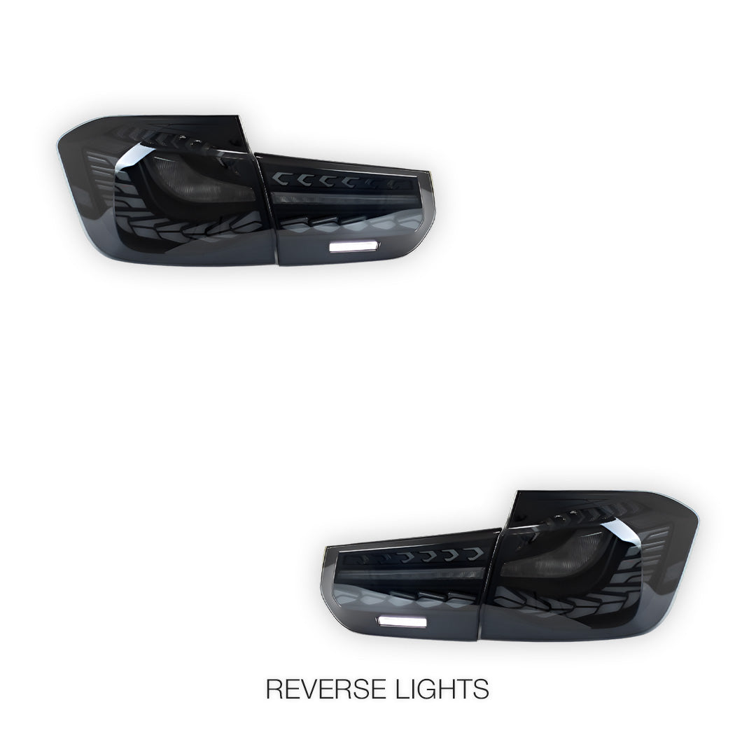 BMW 3 Series F30 / F80 (2012 - 2018) Smoked Tail Lights LH + RH