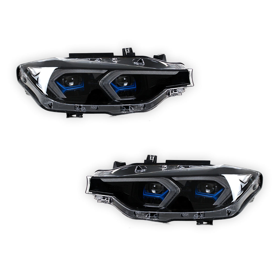 BMW 3 Series F30 (2013 - 2019) LED Projector Sequential Indicator Headlights LH + RH