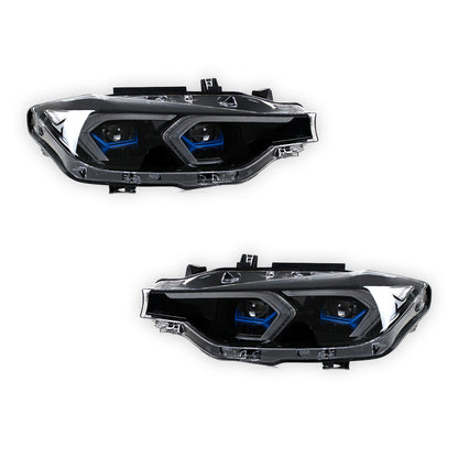 BMW 3 Series F30 (2013 - 2019) LED Projector Sequential Indicator Headlights LH + RH