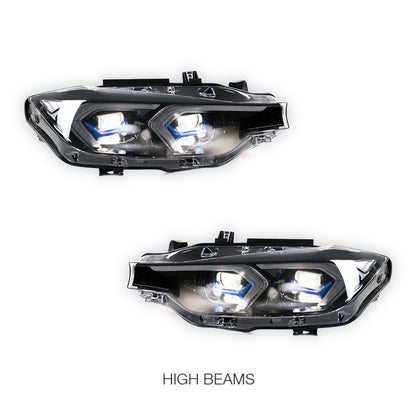 BMW 3 Series F30 (2013 - 2019) LED Projector Sequential Indicator Headlights LH + RH