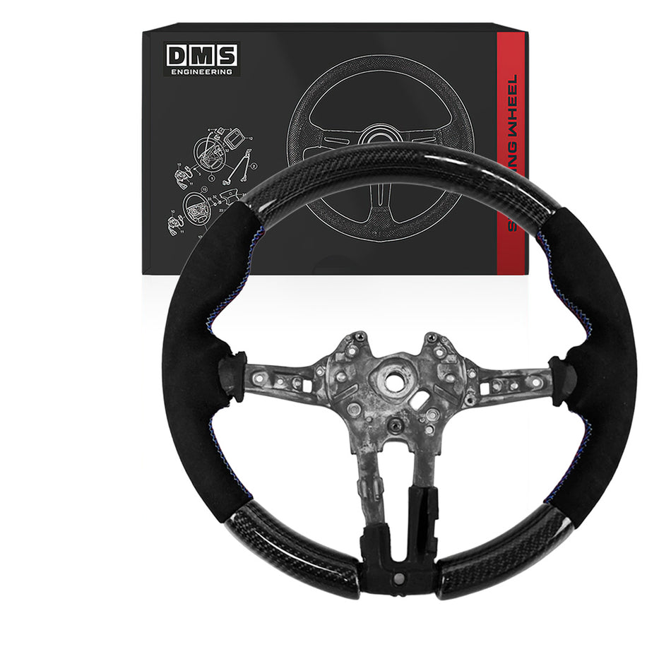 BMW 3 Series F80 (2014 - 2018) M Performance Style Carbon Alcantara Steering Wheel