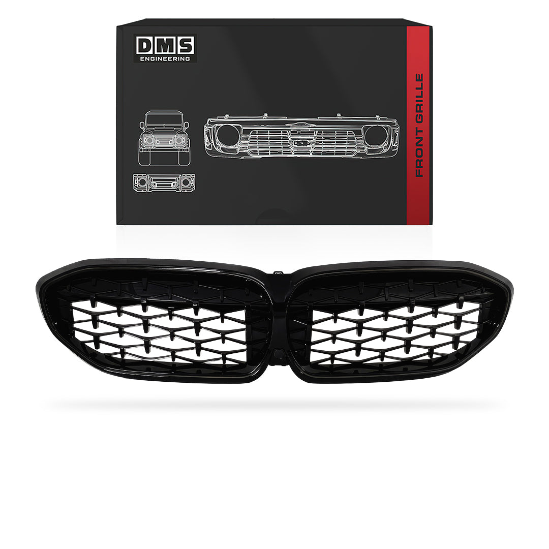 BMW 3 Series G20 / G21 (2018 - 2022) Black M340i Style Grille