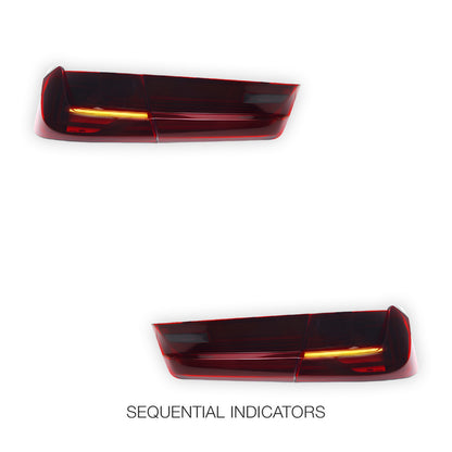BMW 3 Series G20 / G21 / G80 (2018 - 2021) Red Animation DRL Sequential Tail Lights LH + RH