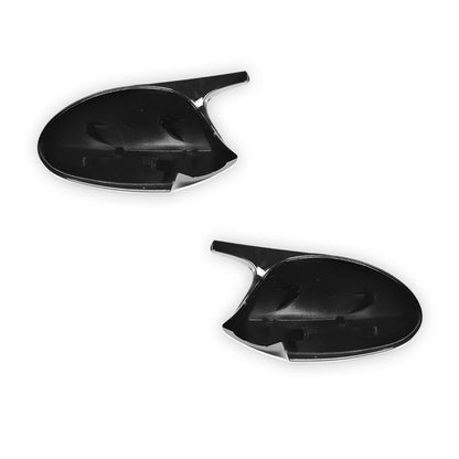 BMW 3 Series LCI E90 / E91 (2009 - 2011) M3 Style Gloss Black Replacement Door Mirror Cover Caps LH + RH