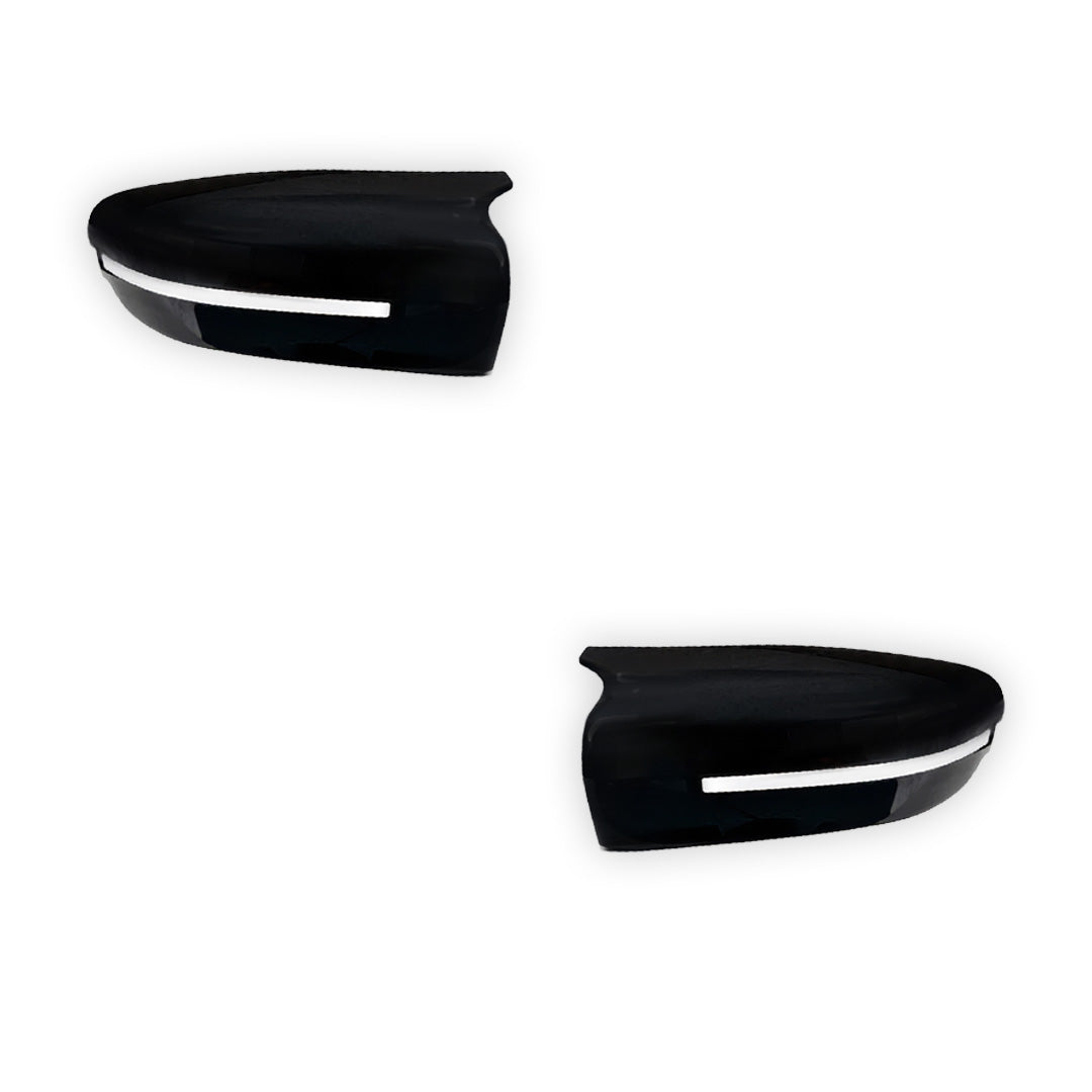BMW 3 series G20 / G21 (2018 - 2025) M Style Gloss Black Replacement Door Mirror Cover Caps LH + RH