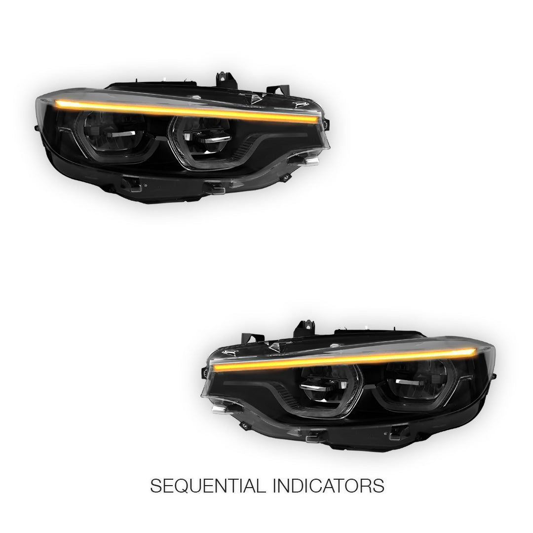 BMW 4 Series F32 / F33 / F36 / F82 / F83 (2013 - 2016) Sequential Headlights LH + RH
