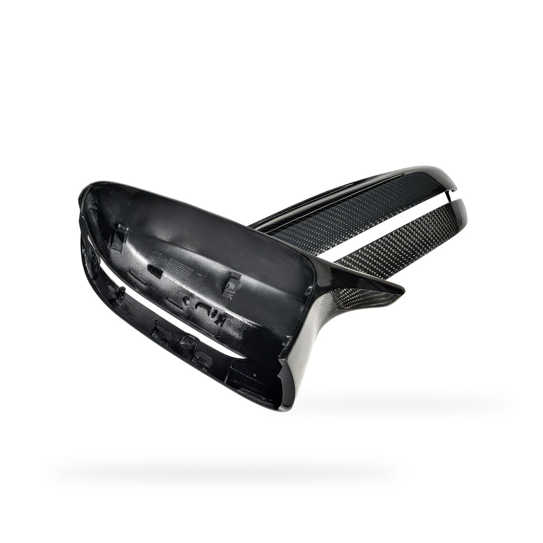 BMW 4 Series G22 / G23 / G26 (2020 - 2025) M Style Carbon Fiber Replacement Mirror Cover Caps LH + RH