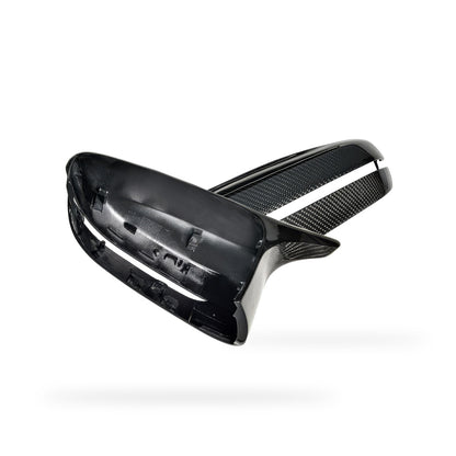 BMW 4 Series G22 / G23 / G26 (2020 - 2025) M Style Carbon Fiber Replacement Mirror Cover Caps LH + RH