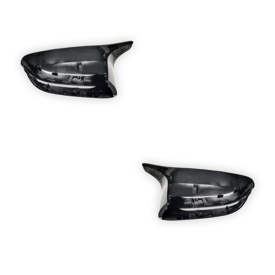 BMW 4 Series G22 / G23 / G26 (2020 - 2025) M Style Carbon Fiber Replacement Mirror Cover Caps LH + RH