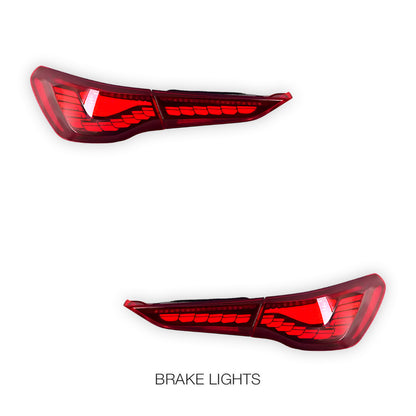 BMW 4 Series G22 / G23 / G82 / G83 (2020 - 2025) Red Tail Lights LH + RH