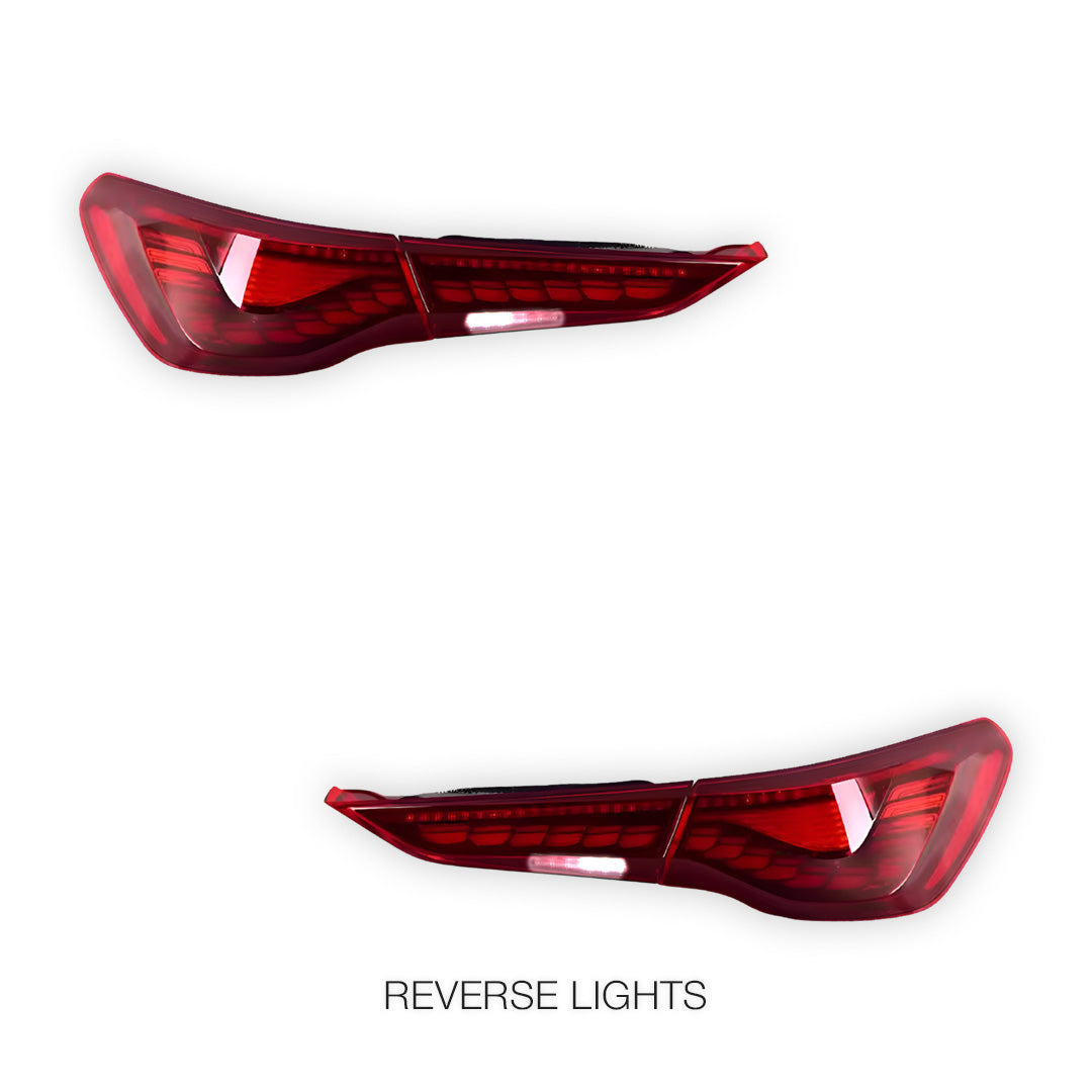 BMW 4 Series G22 / G23 / G82 / G83 (2020 - 2025) Red Tail Lights LH + RH