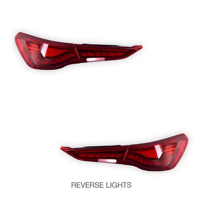 BMW 4 Series G22 / G23 / G82 / G83 (2020 - 2025) Red Tail Lights LH + RH