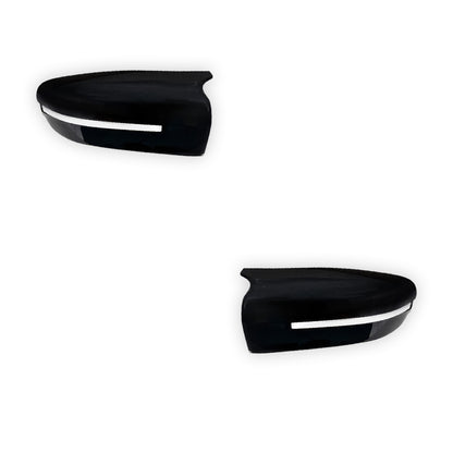 BMW 4 series G22 / G23 / G26 (2020 - 2025) M Style Gloss Black Replacement Door Mirror Cover Caps LH + RH