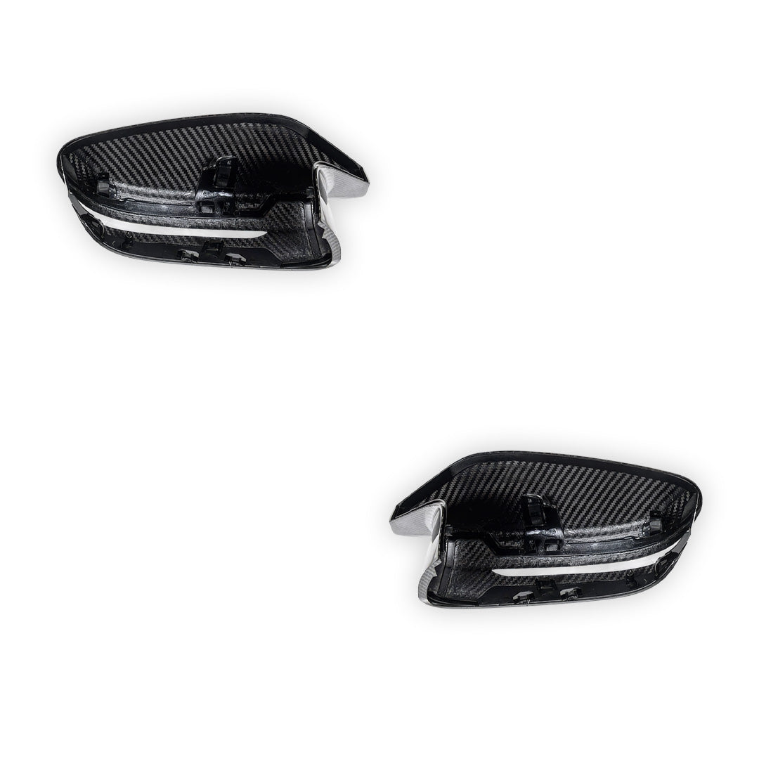 BMW 4 series G26 / M440i (2021 - 2024) FloKraft Dry Carbon Side Mirror Covers LH + RH