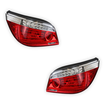 BMW 5 Series E60 Sedan (2003 - 2010) LED Type OEM Style Tail Lights LH + RH