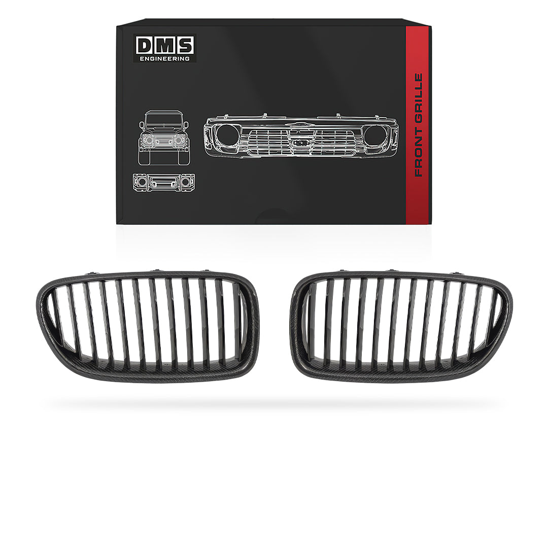 BMW 5 Series F10 / F11 (2010 - 2016) Carbon Fibre Front Bumper Bar Kidney Grille
