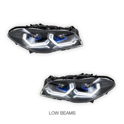 BMW 5 Series F10 (2010 - 2017) LED Projector Sequential Indicator Headlights LH + RH