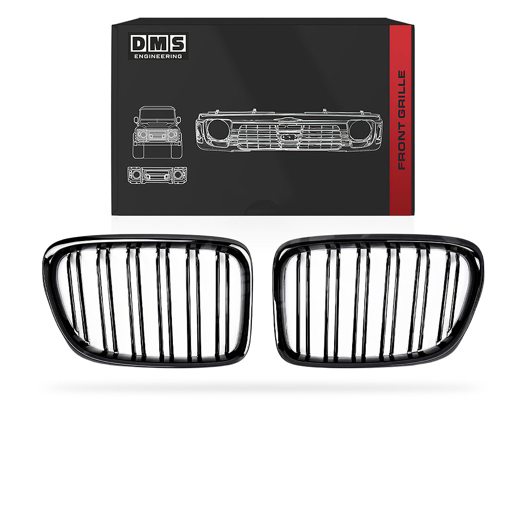 BMW X1 E84 (2009 - 2014) Gloss Black M4 Style Front Bumper bar Kidney Grille