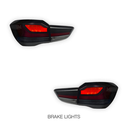 BMW X1 F48 (2015 - 2019) Facelift Style Smoked Full LED Tail Lights LH + RH