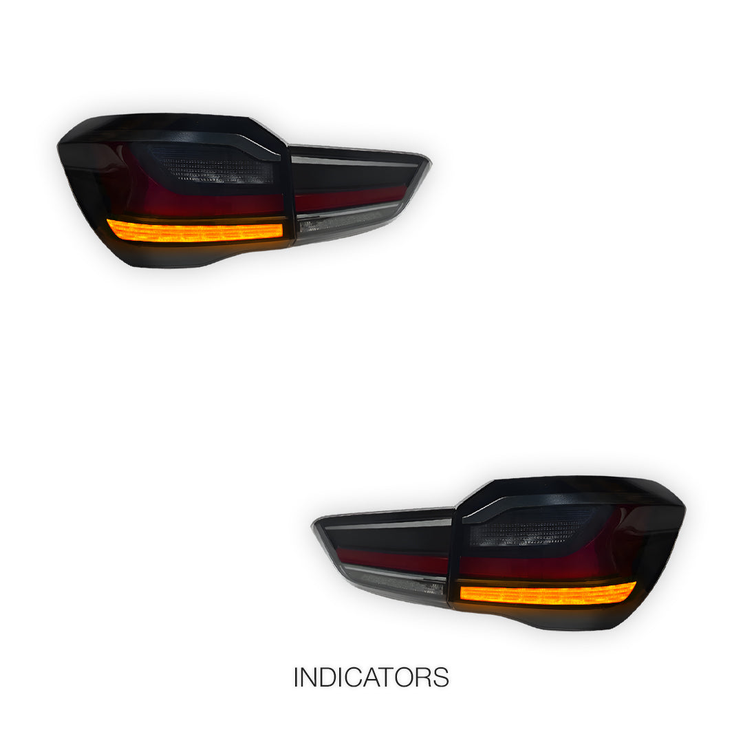 BMW X1 F48 (2015 - 2019) Facelift Style Smoked Full LED Tail Lights LH + RH