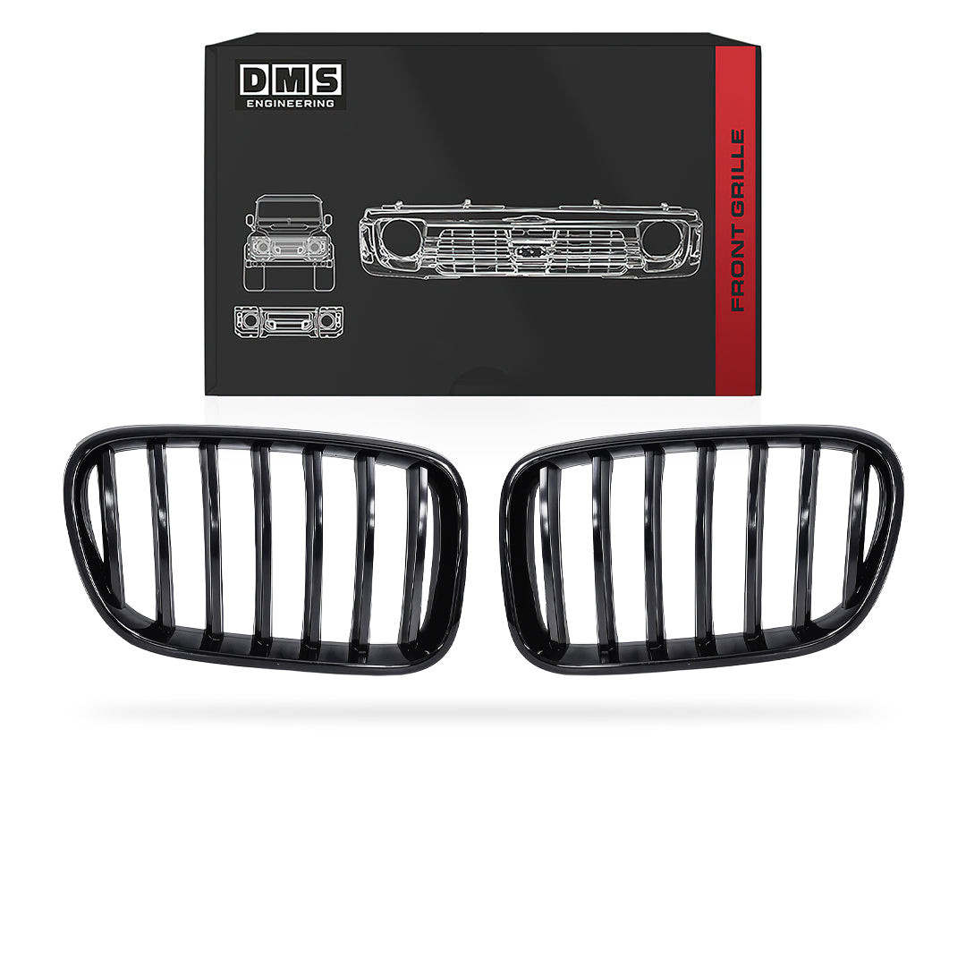BMW X3 F25 (2010 - 2014) Gloss Black M Style Front Bumper Bar Kidney Grille