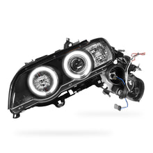 BMW X5 E53 Pre LCI (2000 - 2003) Black CCFL Angel Eyes Projector Headlights LH + RH