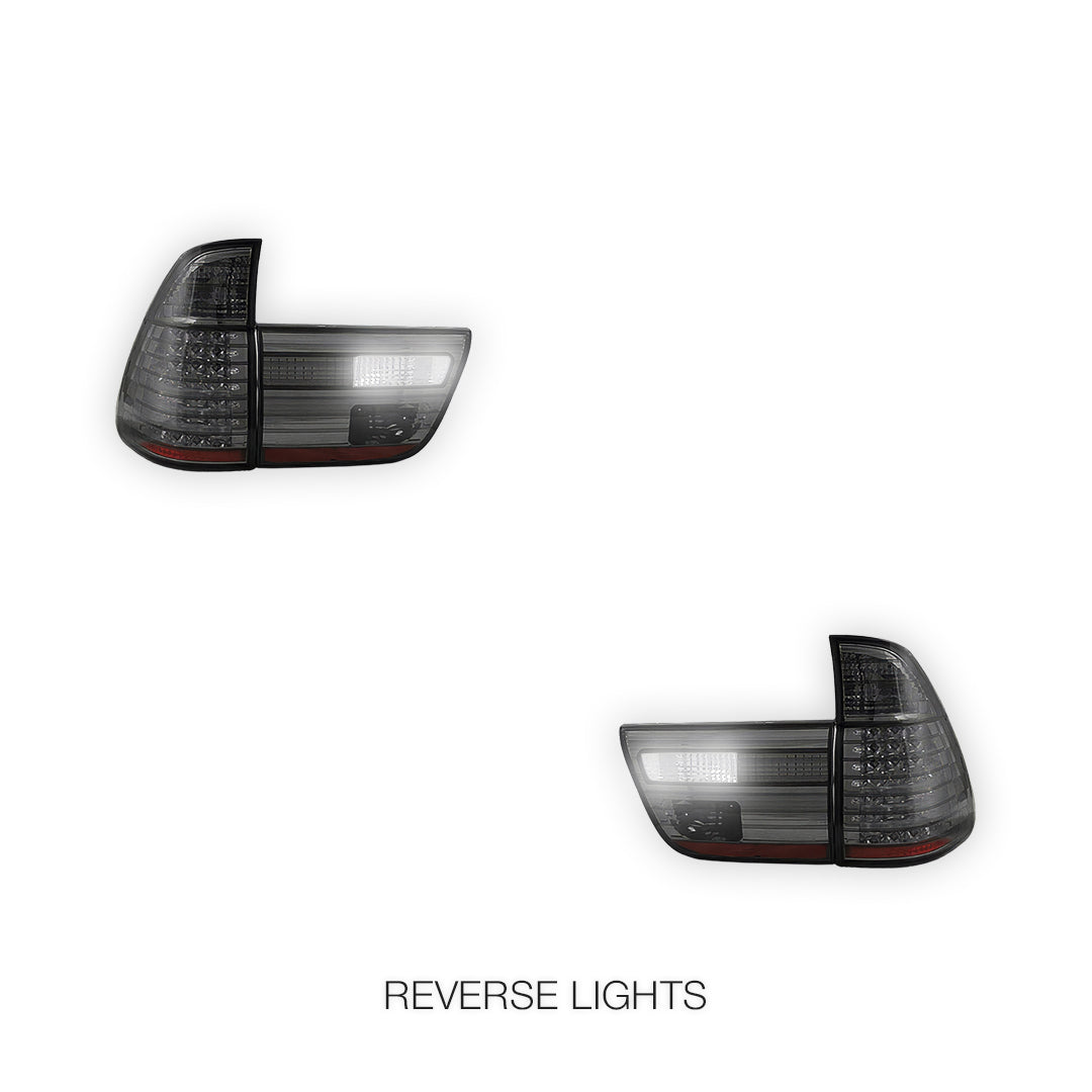 BMW X5 E53 (1998 - 2002) Smoke LED Tail Lights LH + RH