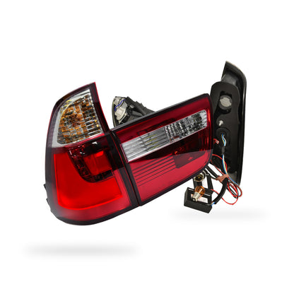 BMW X5 E53 (2000 - 2003) 3D Stripe Bar LED Tail Lights With Trunk Garnish LH + RH
