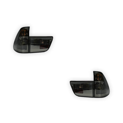BMW X5 E53 (2000 - 2003) 3D Stripe Bar LED Tail Lights With Trunk Garnish LH + RH
