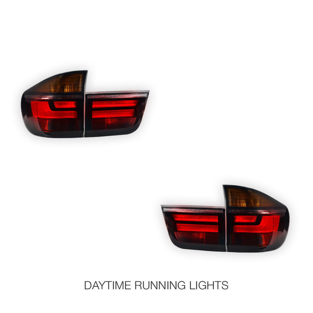 BMW X5 E70 (2007 - 2013) Facelift X5M Style Red LED Tail Lights LH + RH