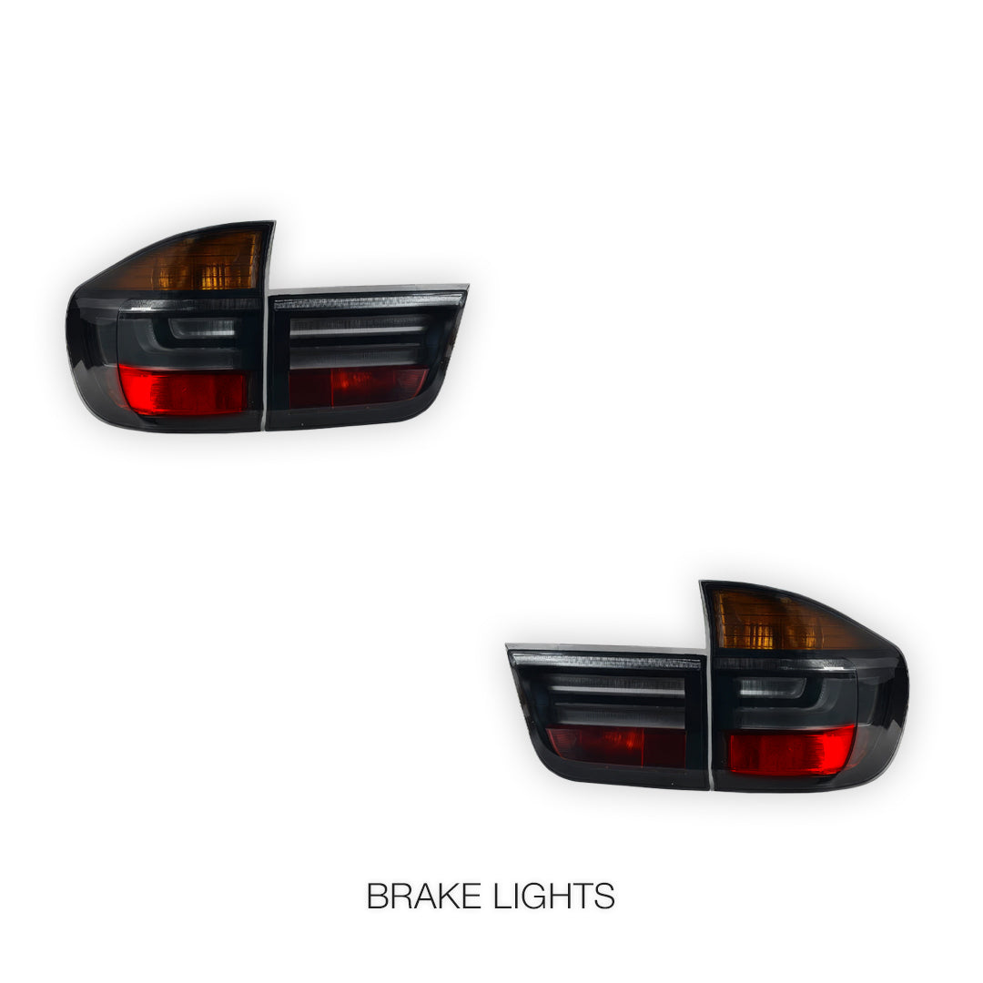 BMW X5 E70 (2007 - 2013) Facelift X5M Style Red LED Tail Lights LH + RH