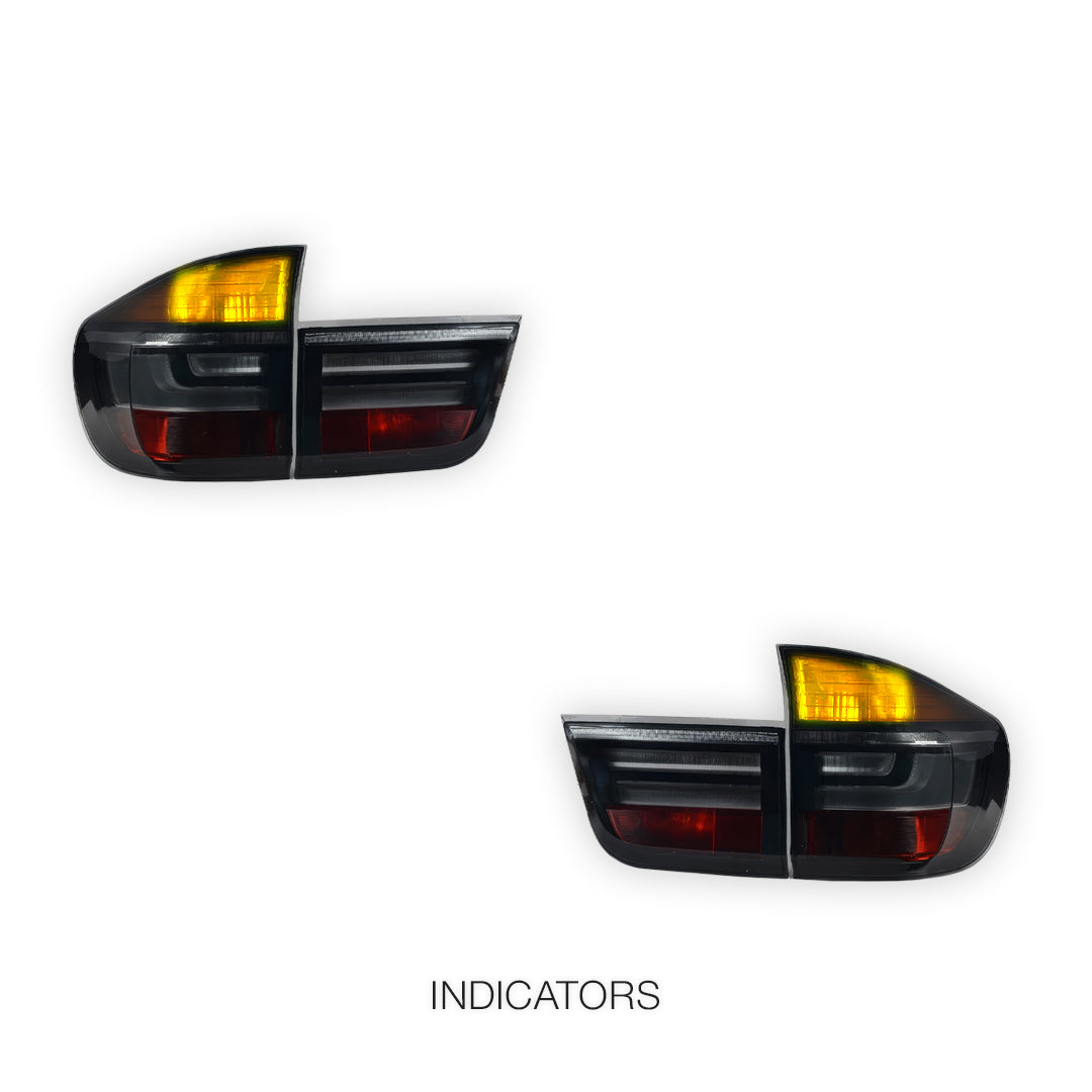 BMW X5 E70 (2007 - 2013) Facelift X5M Style Red LED Tail Lights LH + RH