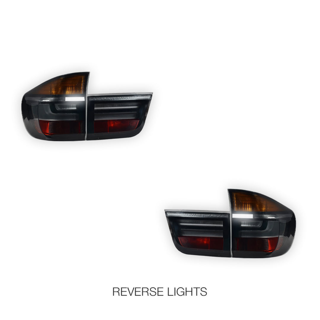 BMW X5 E70 (2007 - 2013) Facelift X5M Style Red LED Tail Lights LH + RH