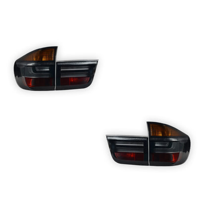BMW X5 E70 (2007 - 2013) Facelift X5M Style Red LED Tail Lights LH + RH