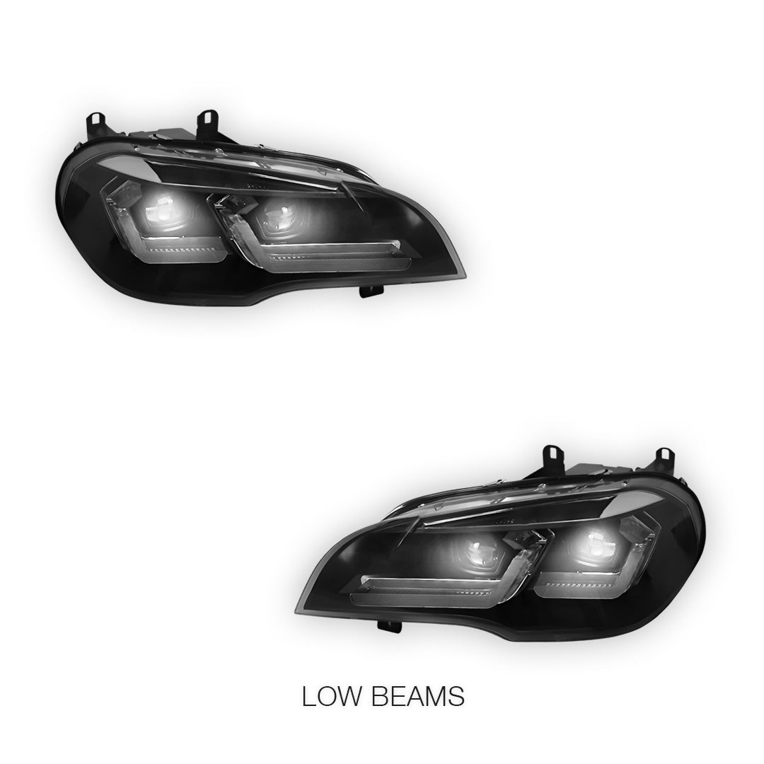 BMW X5 E70 (2007 - 2013) LED DRL Sequential Headlights LH + RH